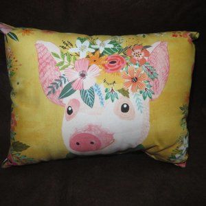 Pig or Rooster pillow - Handcrafted